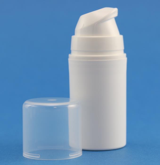 15ml PP Mini Simplicity Airless Bottle with Airless Pump Head